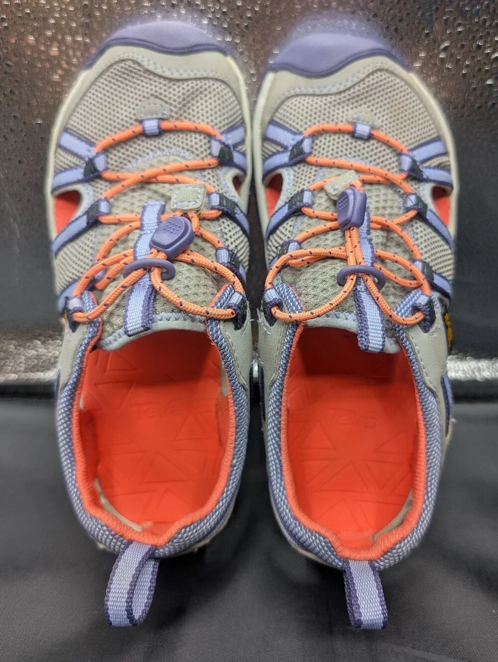 Teva Girls Manatee Sport Sandal, Wild Dove, Size 3 Big Kid.
